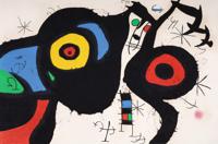 Joan Miro LES DEUX AMIS Etching, Aquatint & Carborundum, 55.25W - Sold for $21,760 on 10-10-2026 (Lot 137).jpg
